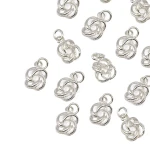 Pleciona zawieszka ok. 12,5x8,5mm [zawieszka srebro 925]