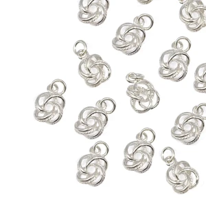 Pleciona zawieszka ok. 12,5x8,5mm [zawieszka srebro 925]