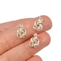 Pleciona zawieszka ok. 12,5x8,5mm [zawieszka srebro 925]
