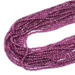 Rubin kula fasetowana ok. 3mm