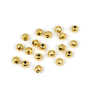 Kulka ozdobna disco ok. 5mm [srebro pozłacane 925] 