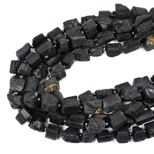 Turmalin czarny bryła surowa ok. 9-20x8-17mm