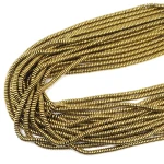 Hematyt jasne złoto oponka gładka ok. 4x1,5mm
