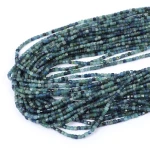 Turmalin niebieski kostka fasetowana ok. 2x2mm