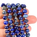 Lapis Lazuli nieregularna bryła gładka ok. 6-8x4-6mm