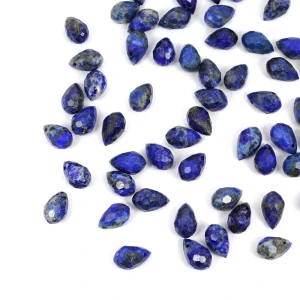 Lapis lazuli  brioletka (kropla fasetowana) ok. 9,5-10x6mm