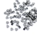 Hematyt grafitowe serce ok. 3x3mm [przekładka, ścięte rogi] zestaw 10szt.