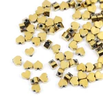 Hematyt jasne złoto serce ok. 3x3mm [przekładka, ścięte rogi] zestaw 10szt. 