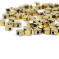 Hematyt jasne złoto serce ok. 3x3mm [przekładka, ścięte rogi] zestaw 10szt.