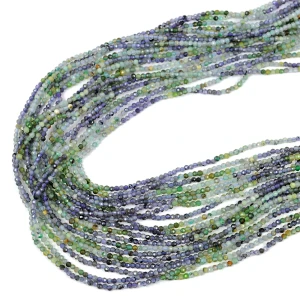 Fluoryt wielokolorowy kula fasetowana ok. 2mm