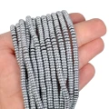 Hematyt srebrny gładka oponka ok. 4x2mm