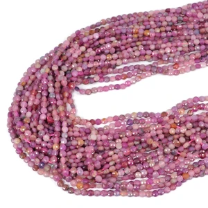 Rubin moneta fasetowana ok. 4mm
