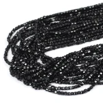 Turmalin czarny kostka fasetowana ok. 3x3mm
