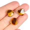 Tygrysie oko serce fasetowane ok. 13x12 mm [przekładka]