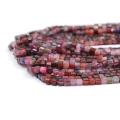 Spinel różowy kostka fasetowana ok. 2,5x2,5mm