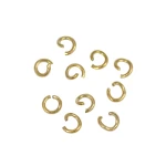 Ogniwka otwarte 3mm [PVD kolor złoty, stal szlachetna] 10 sztuk