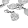 Zawieszka muszla mała ok. 15x10mm [zawieszka, stal]