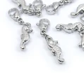 Zawieszka z zapięciem konik morski ok. 13x5mm [zawieszka, stal]