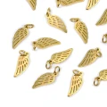 Zawieszka skrzydło ok. 18x6mm [zawieszka, stal, kolor złoty PVD]