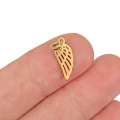 Zawieszka skrzydło ok. 18x6mm [zawieszka, stal, kolor złoty PVD]