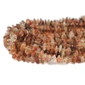 Kwarc z rutylem nieregularne płaska bryłka ok.3-15x2-4,5mm