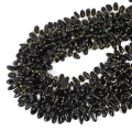 Obsydian nieregularny sopel płaski ok. 8-16x3-6mm