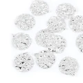 Monetka gnieciona ok. 16x14mm [zawieszka, srebro 925]