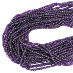 Ametyst kostka fasetowana ok. 4,3mm
