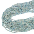 Akwamaryn kostka fasetowana ok. 3x3mm
