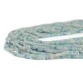 Akwamaryn kostka fasetowana ok. 3x3mm