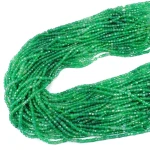 Onyks zielony układany fasetowana kostka ok. 3,5x3,5mm