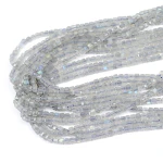Labradoryt kostka fasetowana ok. 3x3mm