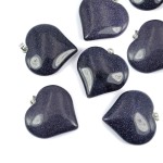 Noc Kairu zawieszka serce duże ok. 45mm [metal]