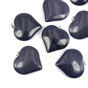 Noc Kairu zawieszka serce duże ok. 45mm [metal]