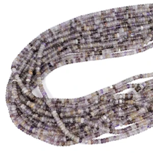 Ametyst chevron oponka gładka ok. 4x2mm