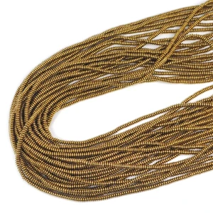 Hematyt ciemne złoto oponka gładka ok. 3x1mm