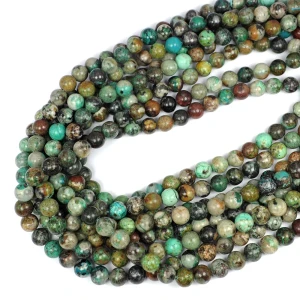 Chryzokola kula gładka ok. 8mm 