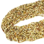Opal żółty kula fasetowana ok. 4mm