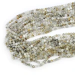 Labradoryt kula fasetowana diamentowy szlif ok. 4mm