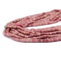 Rodonit różowy talarek ok. 4x2mm