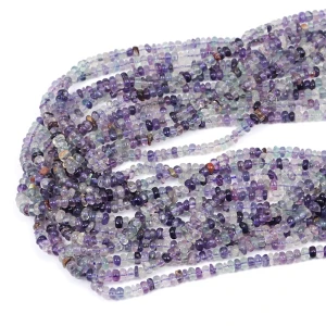 Fluoryt nieregularna oponka gładka ok. 4x2mm