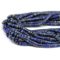 Lapis Lazuli intensywny talarek ok. 4x2,5mm