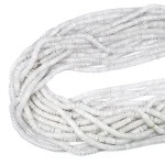 Kwarc biały talarek ok. 4x2,5mm