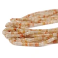Awenturyn brzoskwiniowy talarek ok. 4x2,5mm