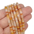 Awenturyn brzoskwiniowy talarek ok. 4x2,5mm