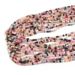 Mix kamieni oponka fasetowana ok. 3x2mm