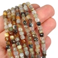 Mix kwarc kostka fasetowana ok. 4,5x4,5mm
