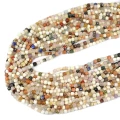Mix kamieni kostka fasetowana ok. 4,5x4,5mm