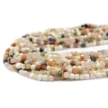 Mix kamieni kostka fasetowana ok. 4,5x4,5mm