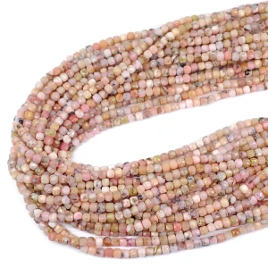 Opal peruwiański kostka fasetowana ok. 4x4mm